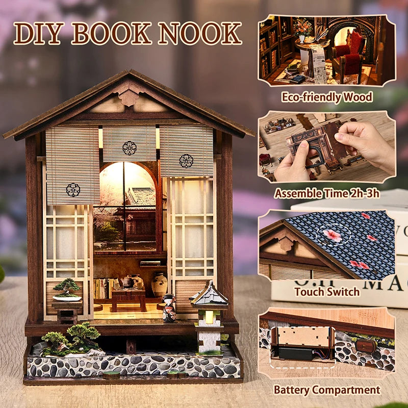 Moss Lamp Garden DIY Book Nook Kit