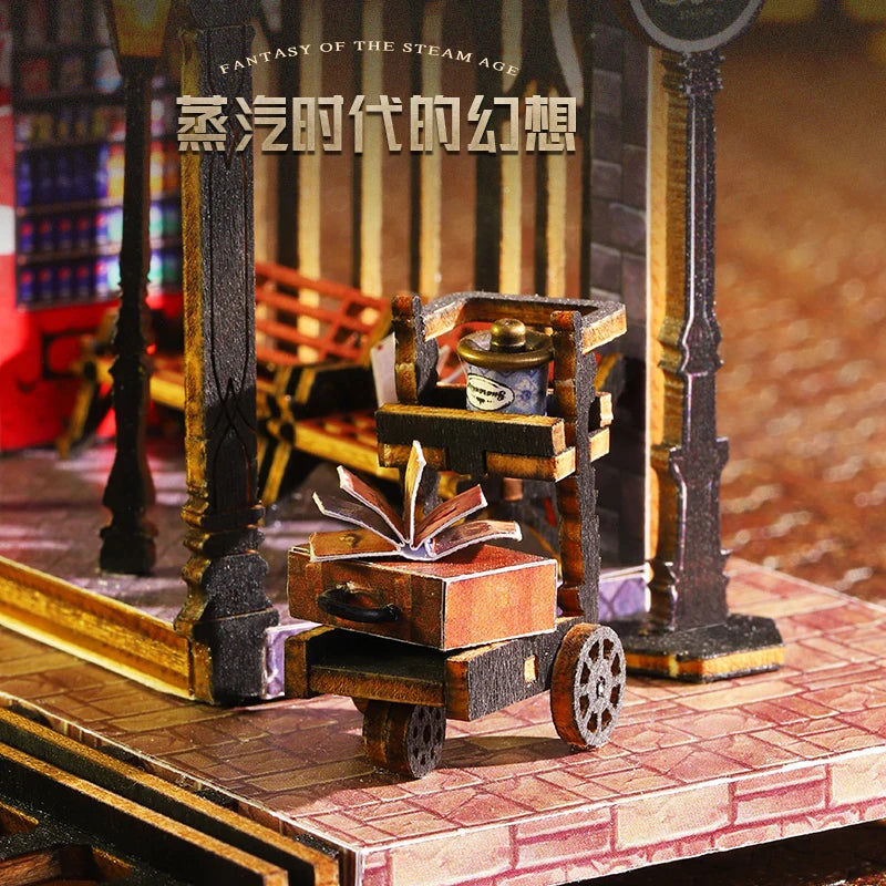Fantasy City Alley DIY Book Nook Kit