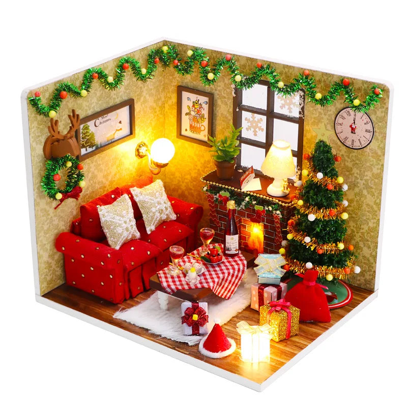 Japanese Dollhouse DIY Kit with Furniture