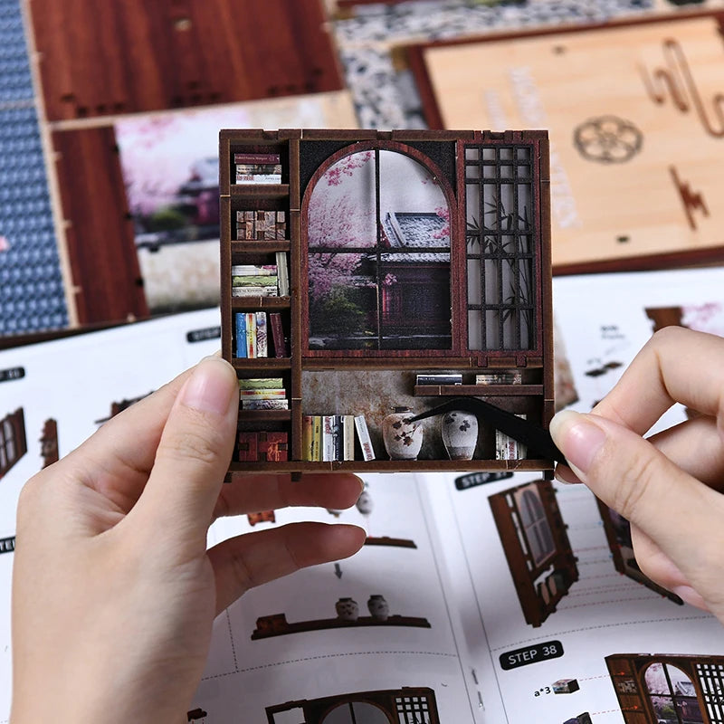Moss Lamp Garden DIY Book Nook Kit