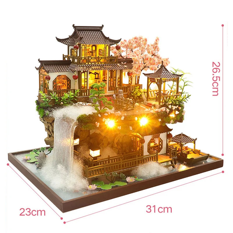 DIY Japanese Zen Garden Miniature House Kit