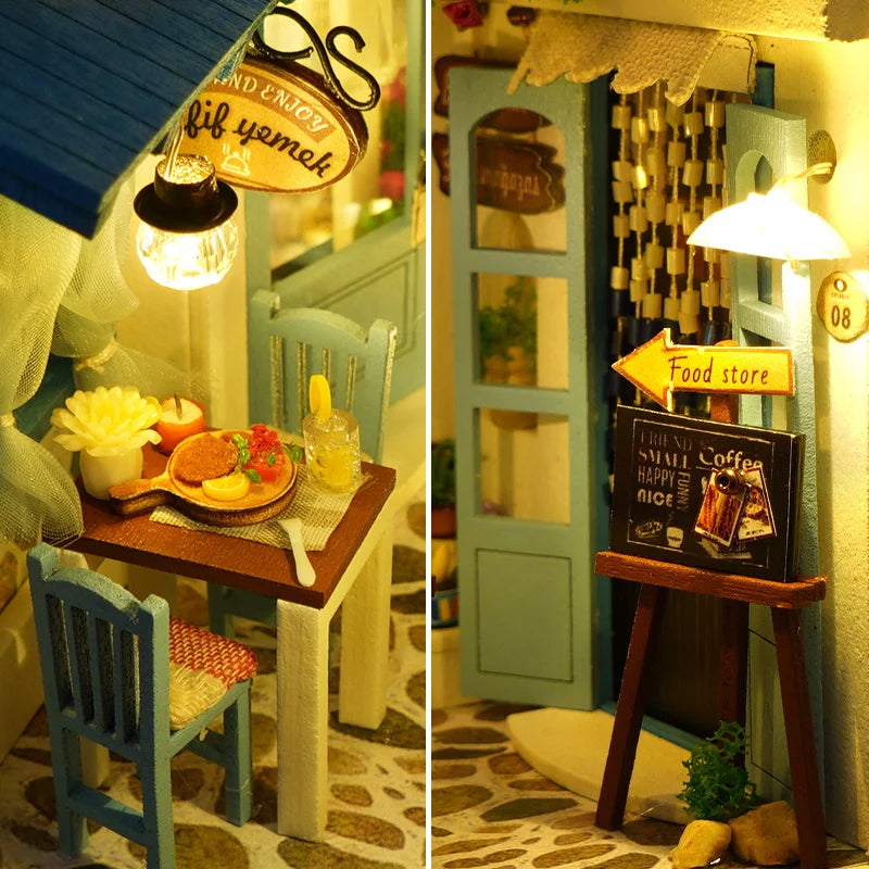 Mediterranean Alley DIY Book Nook Kit