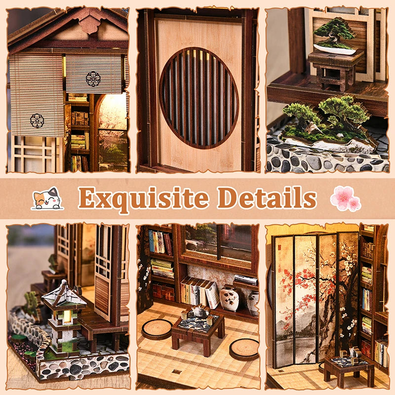 Moss Lamp Garden DIY Book Nook Kit