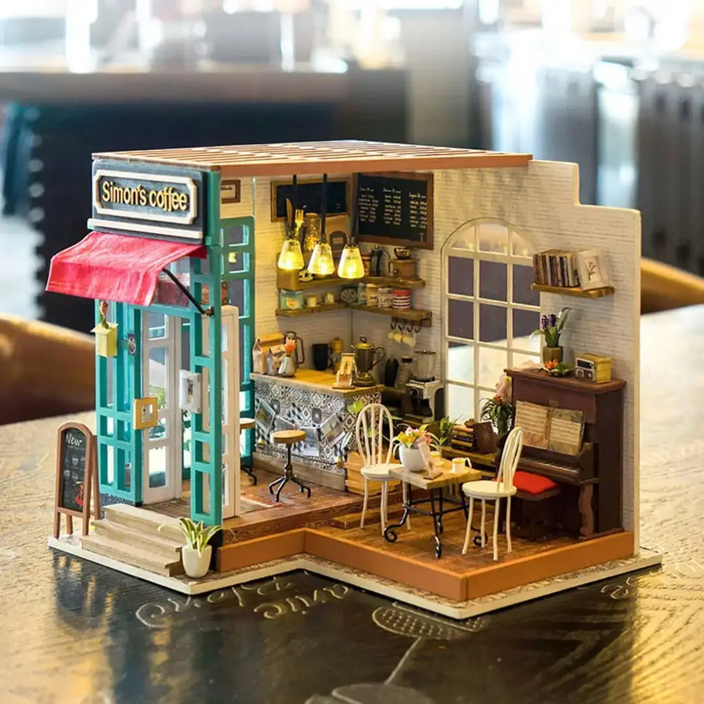 Simon’s Coffee House DIY Miniature House Kit