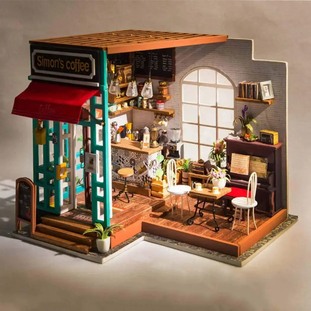 Simon’s Coffee House DIY Miniature House Kit