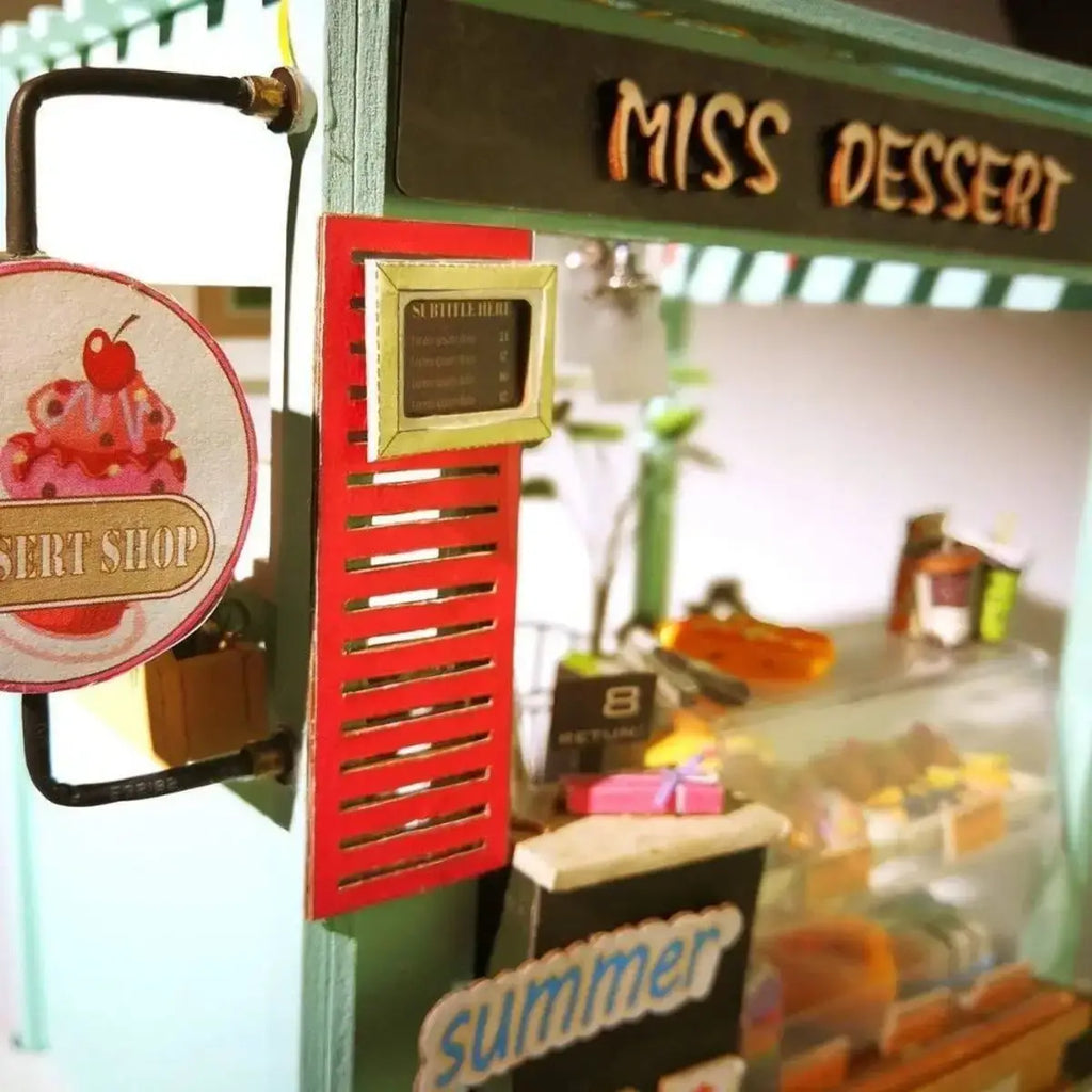 Miss Dessert Shop DIY Miniature House Kit