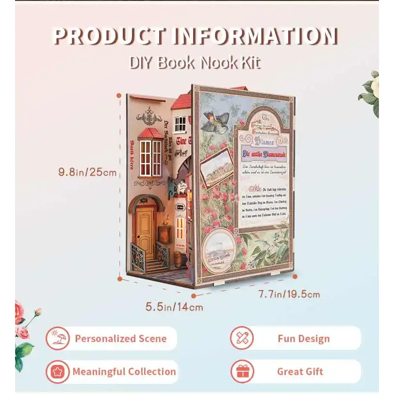 The Ancient City of Flowers Book Nook Kit