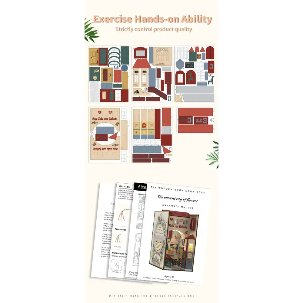 The Ancient City of Flowers Book Nook Kit
