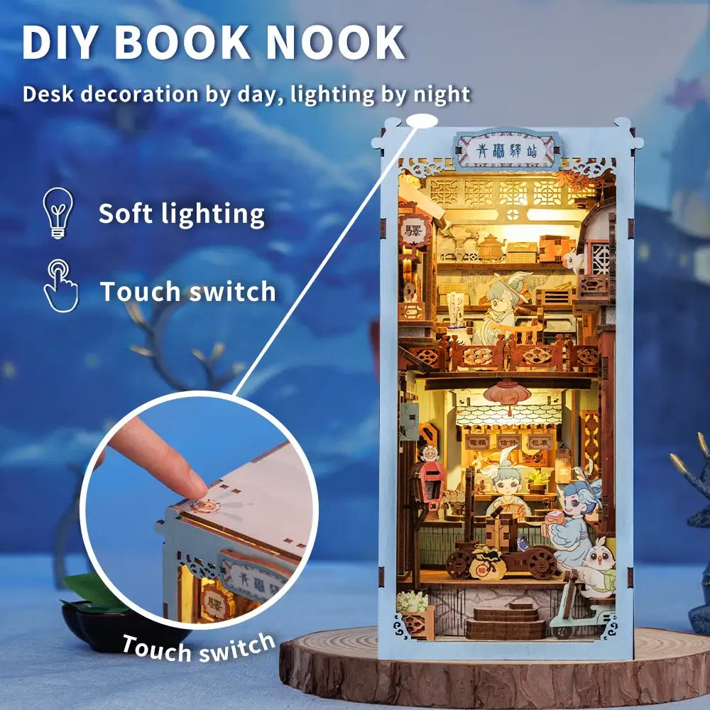 Azure Phoenix Lodge DIY Book Nook