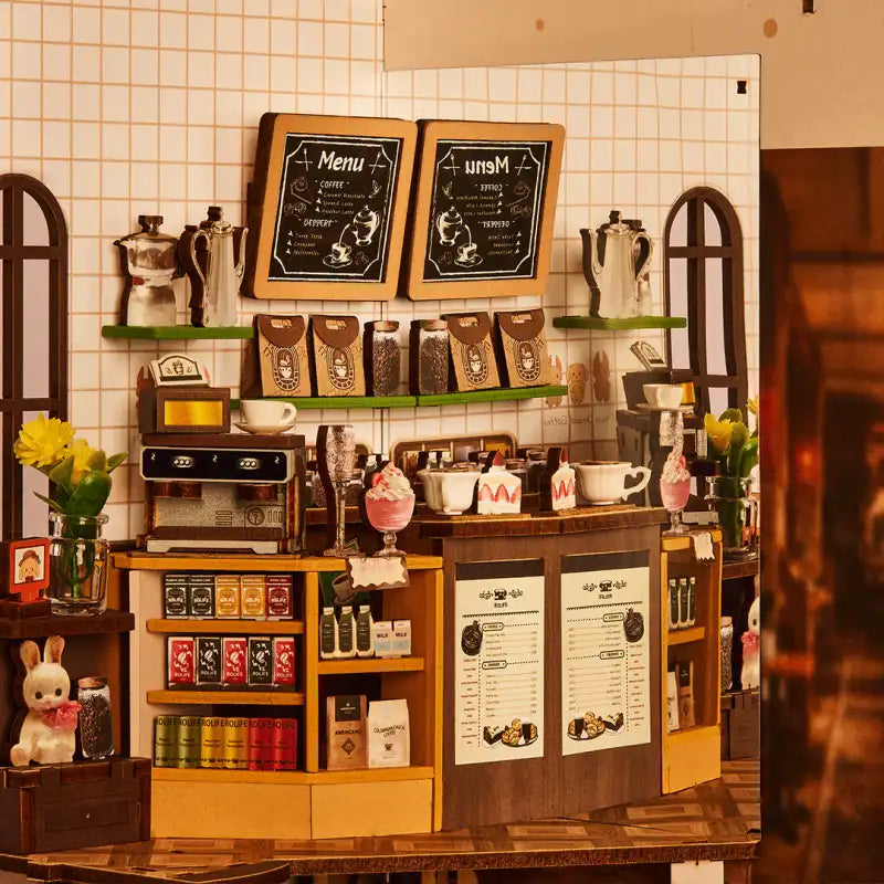 Holiday Cafe DIY Book Nook Kit