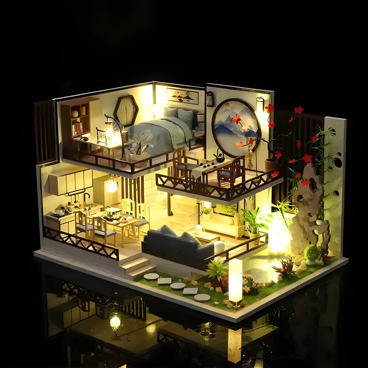 Bamboo Charm Miniature House Kit