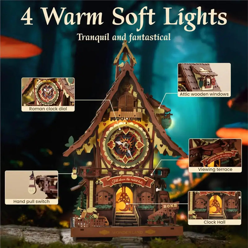 Black Forest Cuckoo Clock – 3D Wooden Puzzle