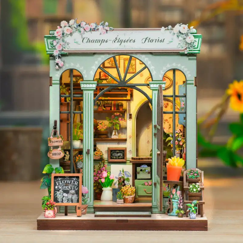 Champs-Elysees Flower Shop DIY Book Nook