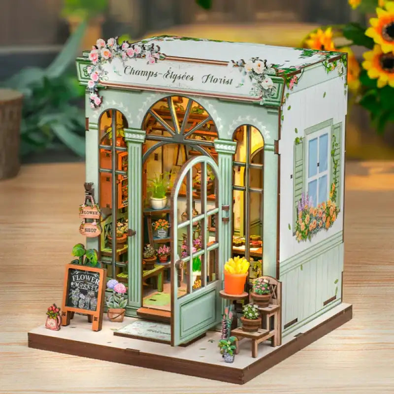 Champs-Elysees Flower Shop DIY Book Nook