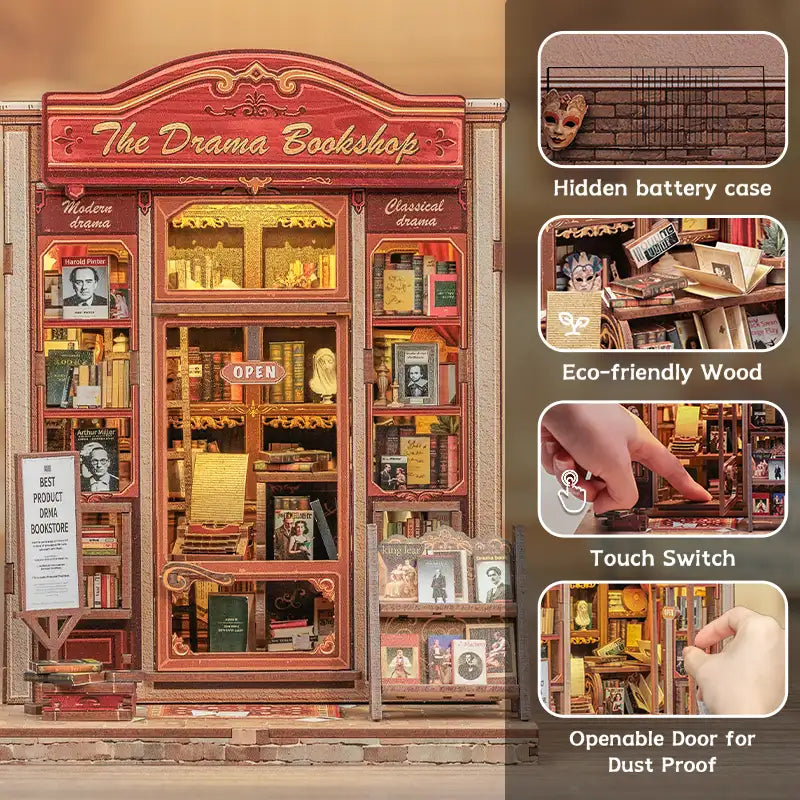 Drama Bookshop DIY Book Nook Kit