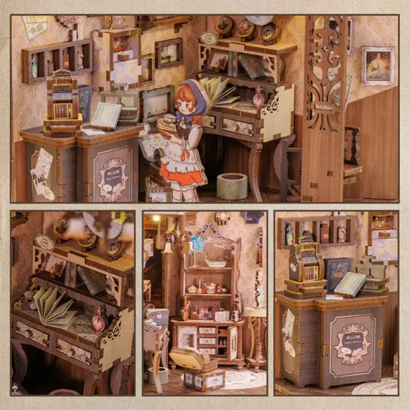 Grandfather's Antique Store DIY Book Nook Kit