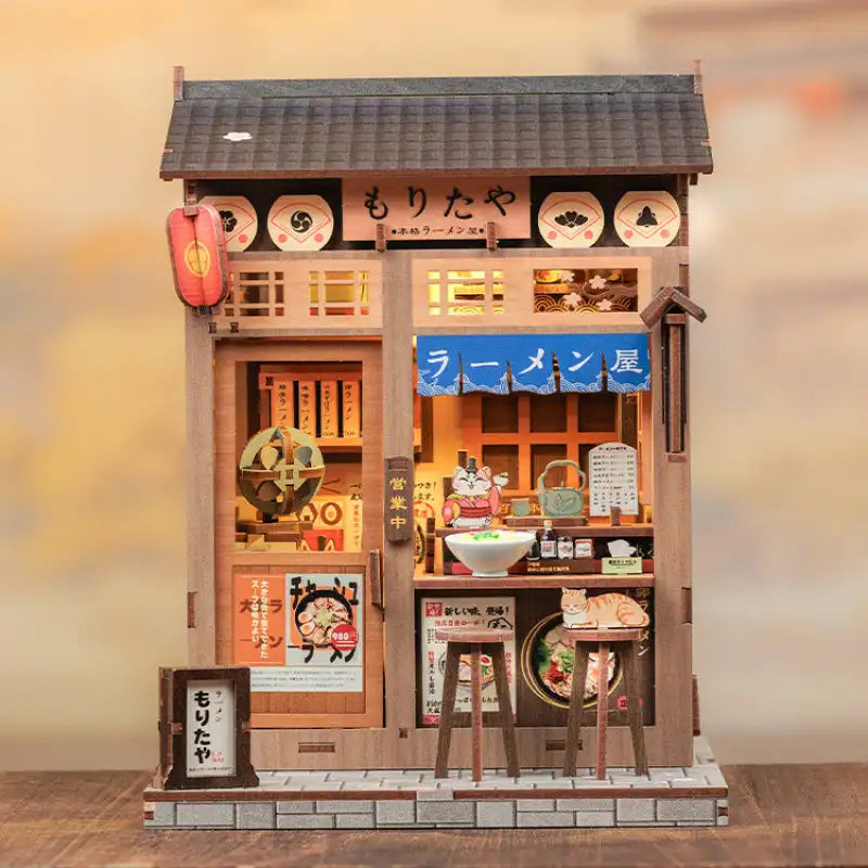 DIY Morita-Ya Ramen Shop Book Nook Kit