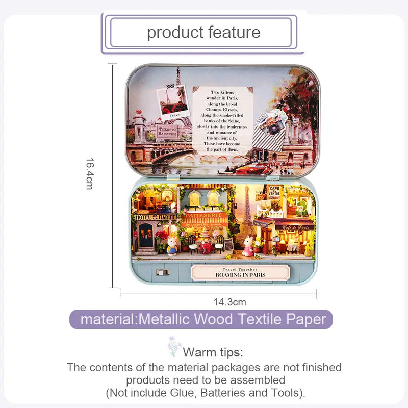 Box Theater 3 Miniature Dollhouse Kit