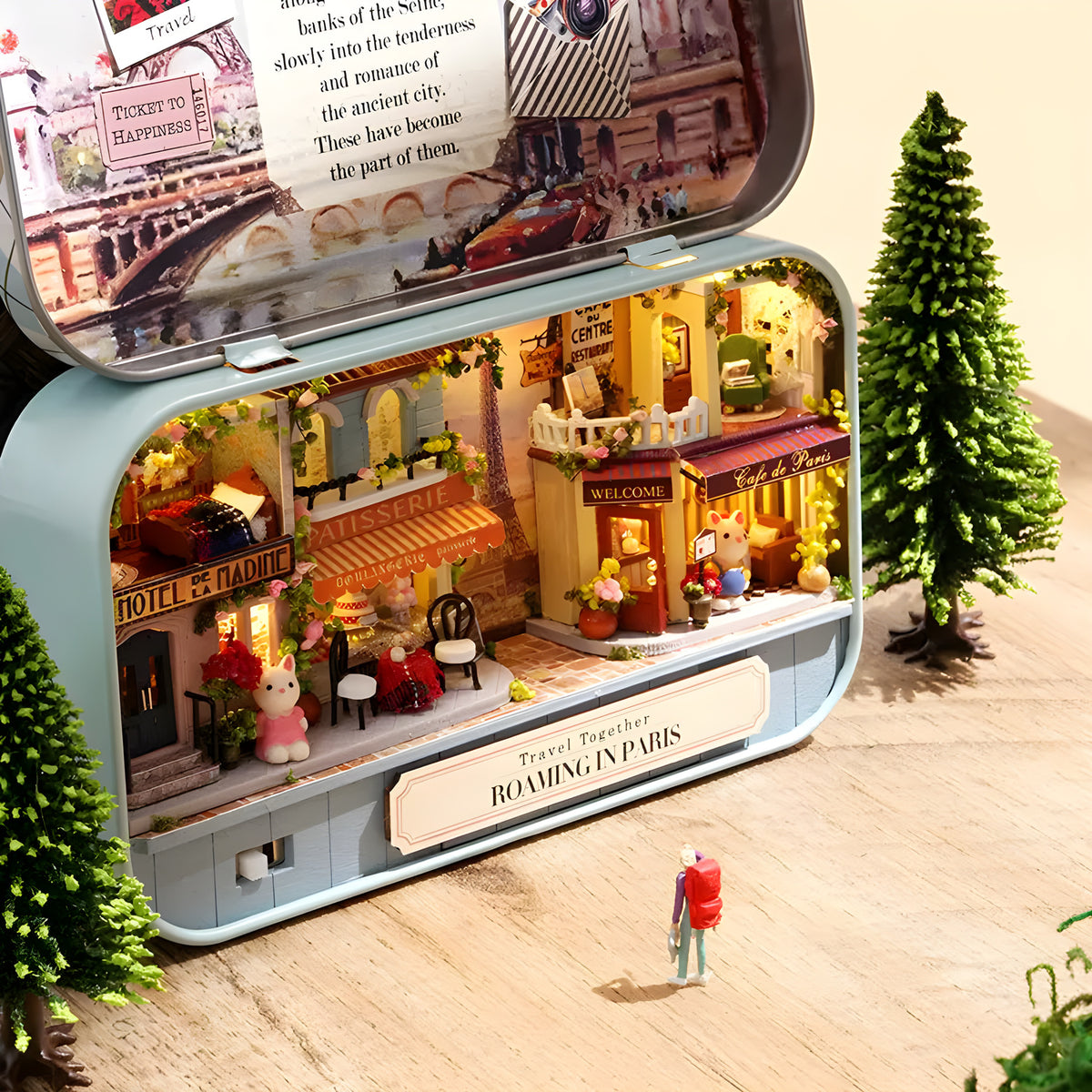 ’Box Theater 3’’ Miniature Dollhouse Kit