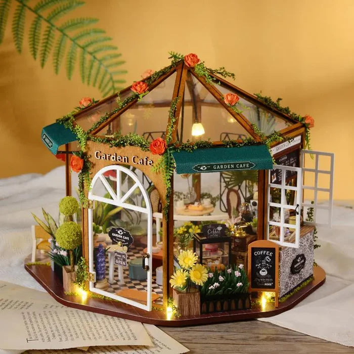 Garden Café DIY Miniature House Kit