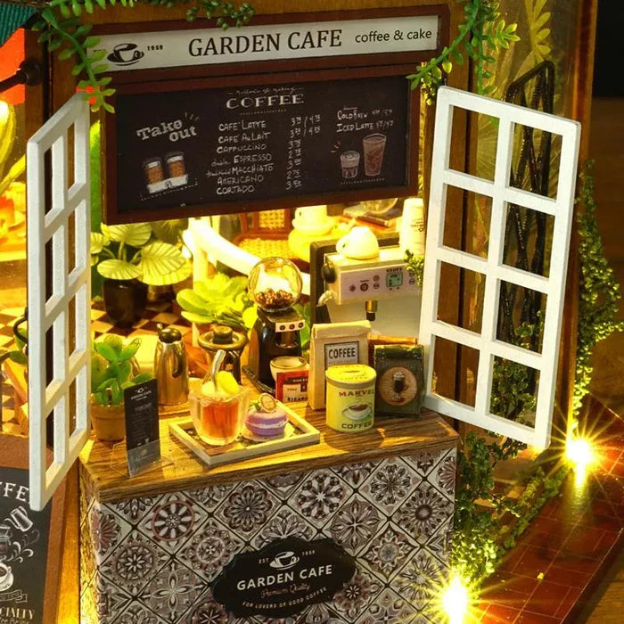 Garden Café DIY Miniature House Kit