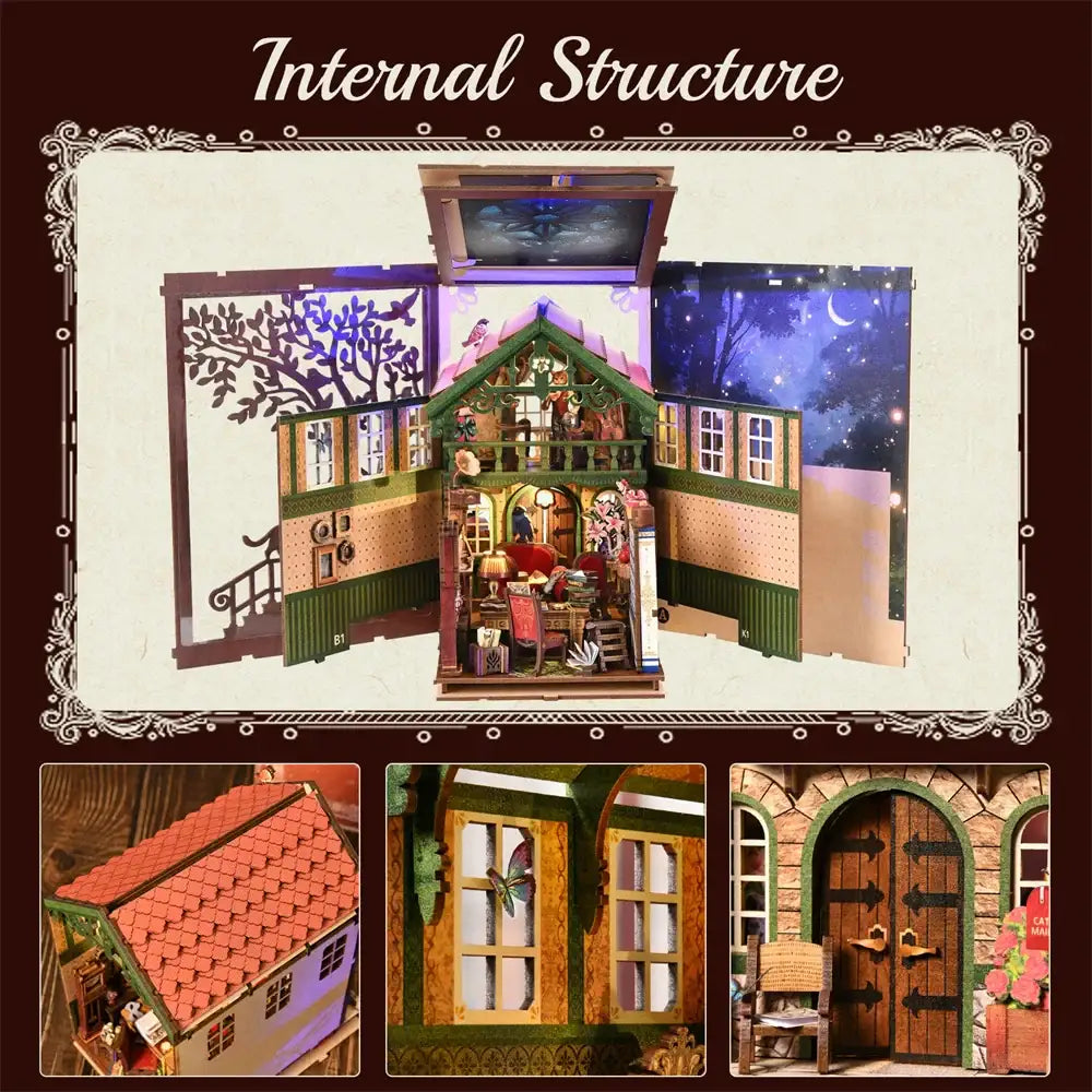Cat Affairs Bureau DIY Book Nook Kit