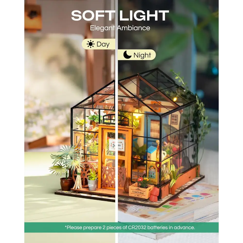 Cathy’s Greenhouse DIY Miniature House Kit