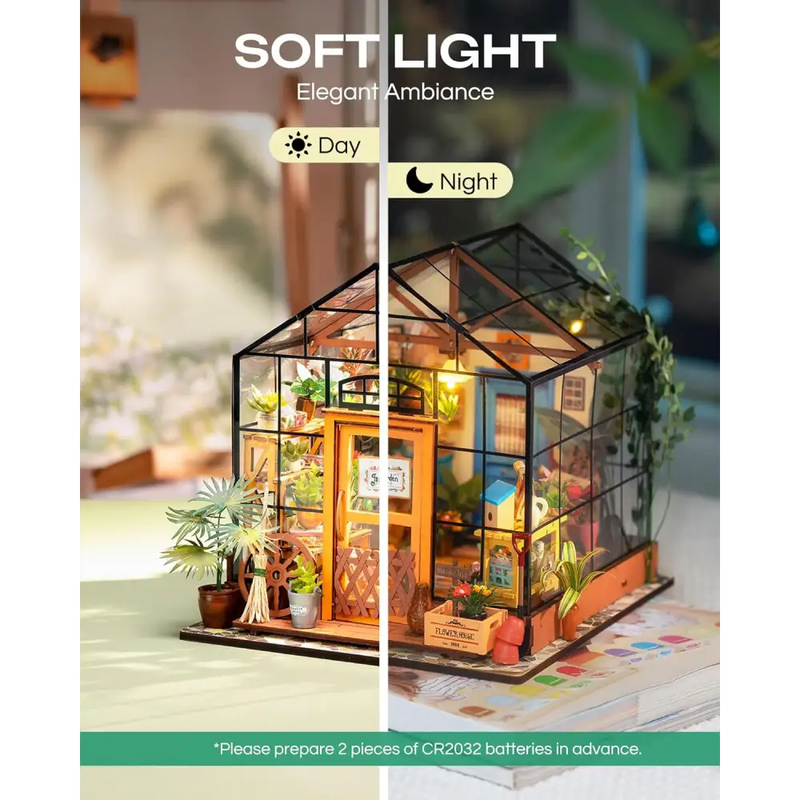 Cathy's Greenhouse DIY Miniature House Kit