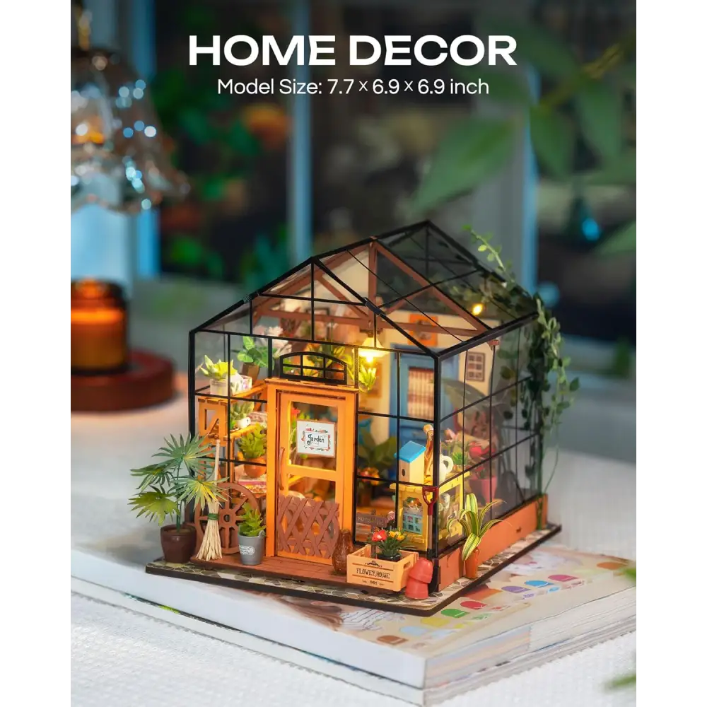 Cathy’s Greenhouse DIY Miniature House Kit
