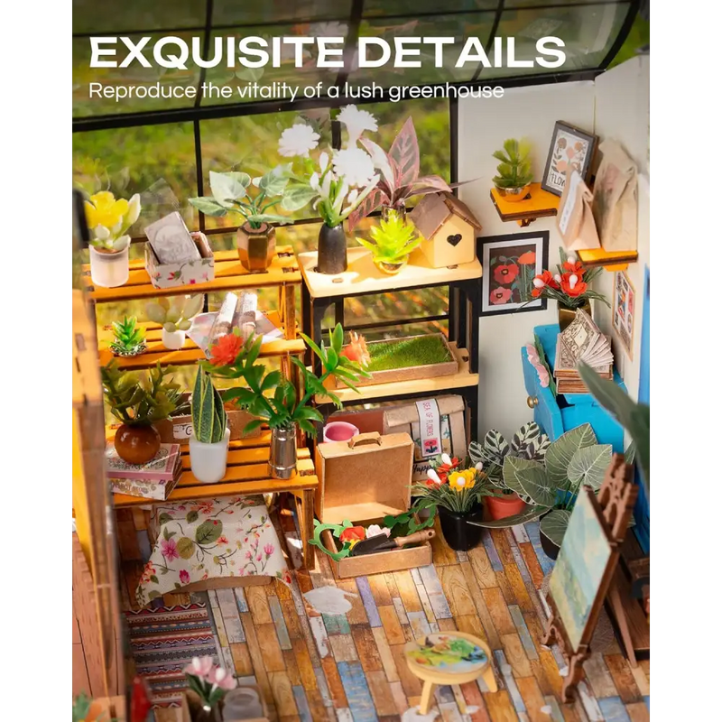 Cathy's Greenhouse DIY Miniature House Kit