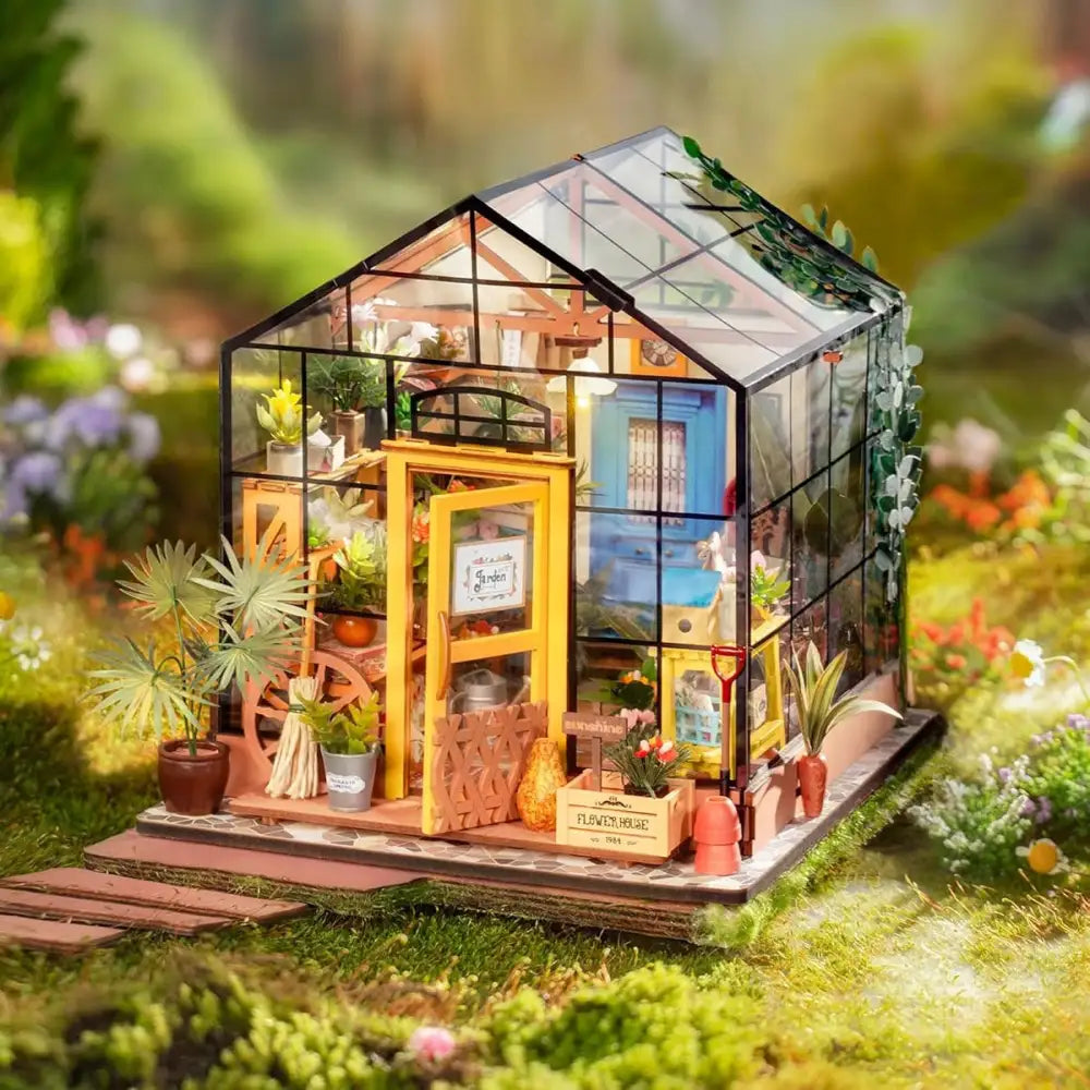 Cathy’s Greenhouse DIY Miniature House Kit