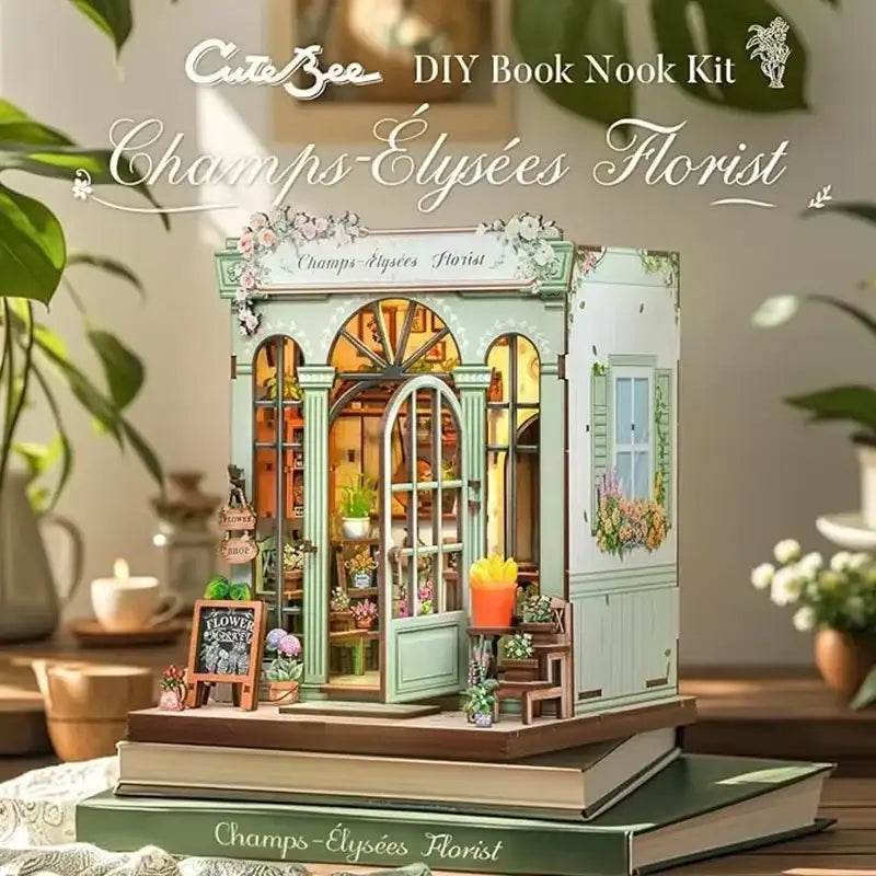 Champs-Elysees Flower Shop DIY Book Nook Kit