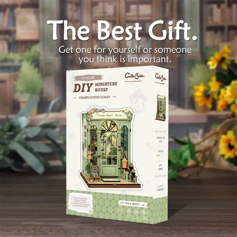 Champs-Elysees Flower Shop DIY Book Nook Kit