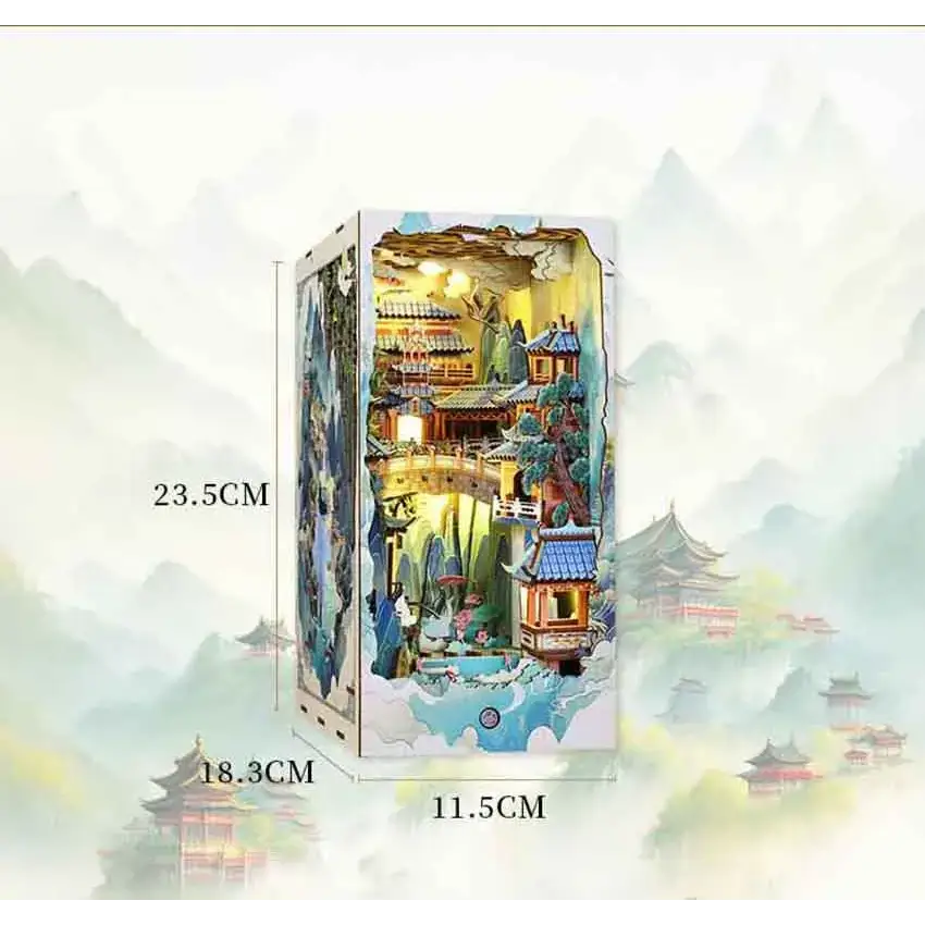 Chinese Landscape DIY Book Nook Kit