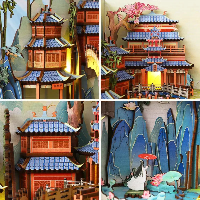 Chinese Landscape DIY Book Nook Kit