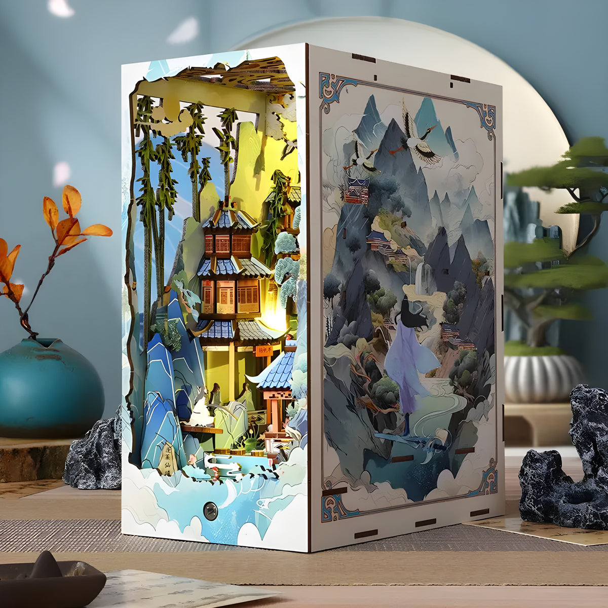 Chinese Landscape DIY Book Nook Kit