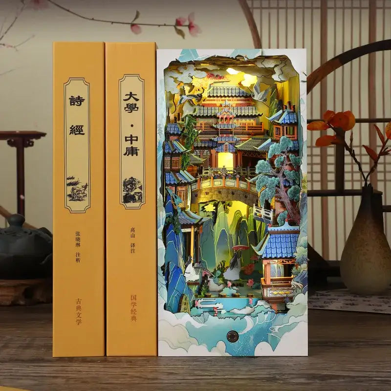 Chinese Landscape DIY Book Nook Kit