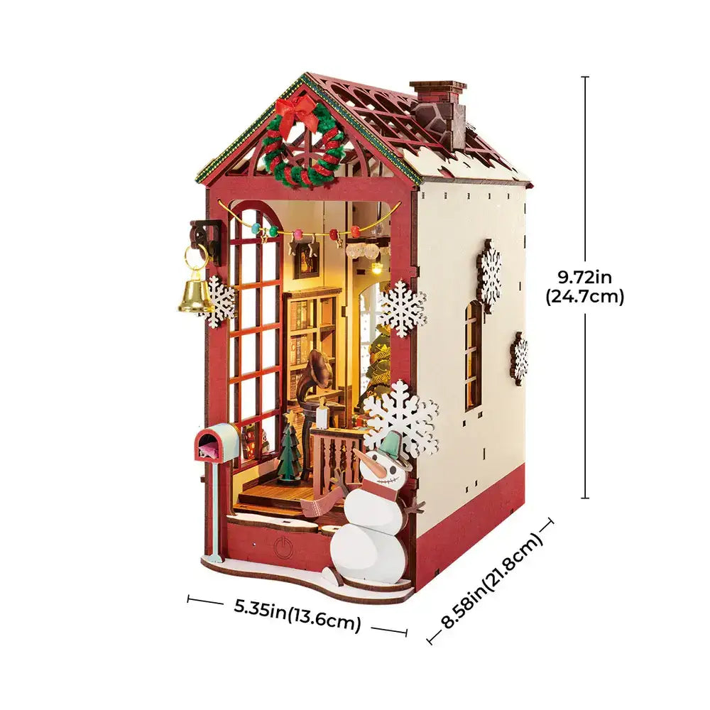Christmas Indoor Scene Book Nook