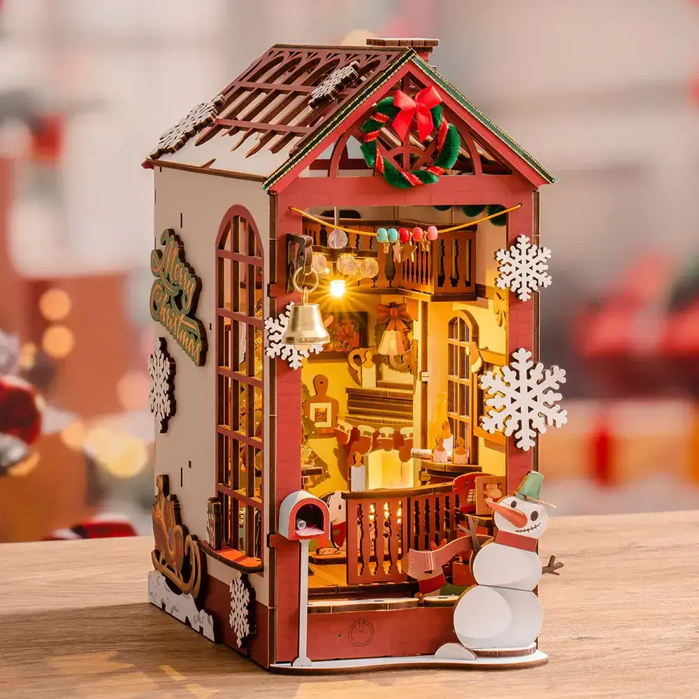 Christmas Indoor Scene Book Nook