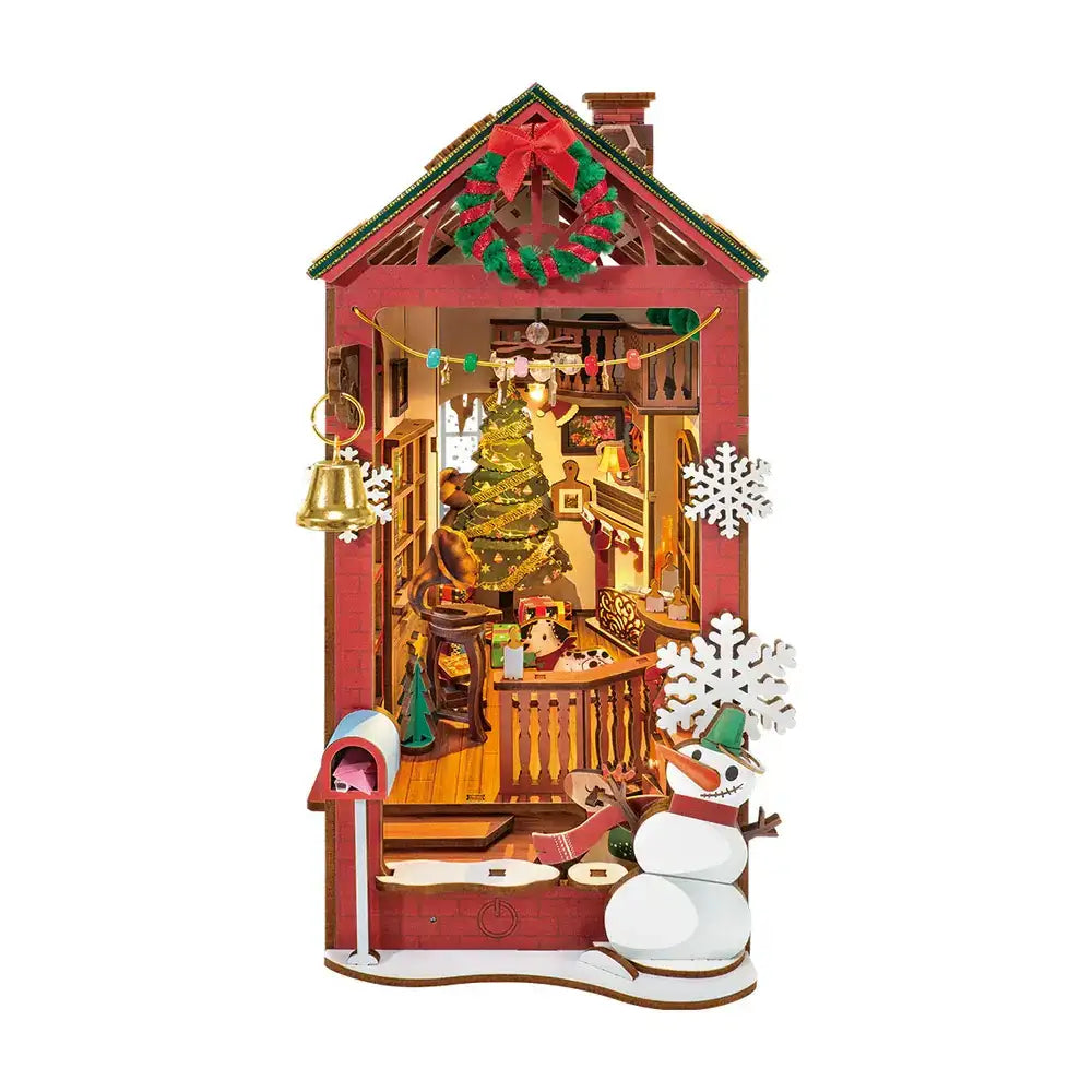 Christmas Indoor Scene Book Nook