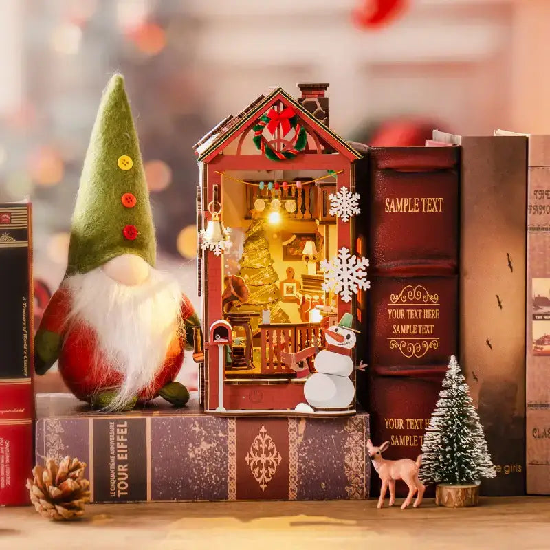 Christmas Indoor Scene Book Nook