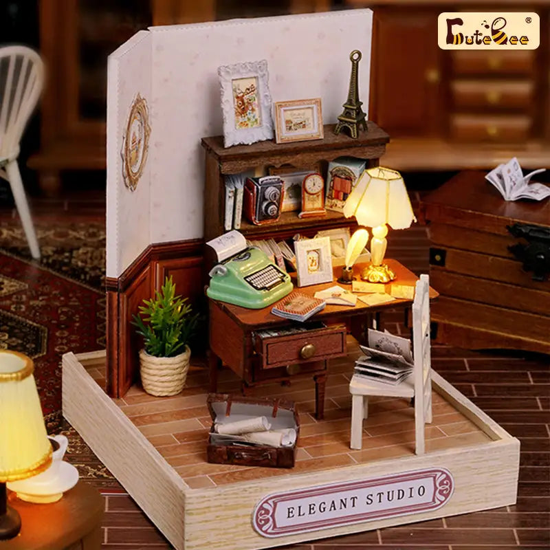 ’Corner of Happiness’ Miniature Dollhouse Kit