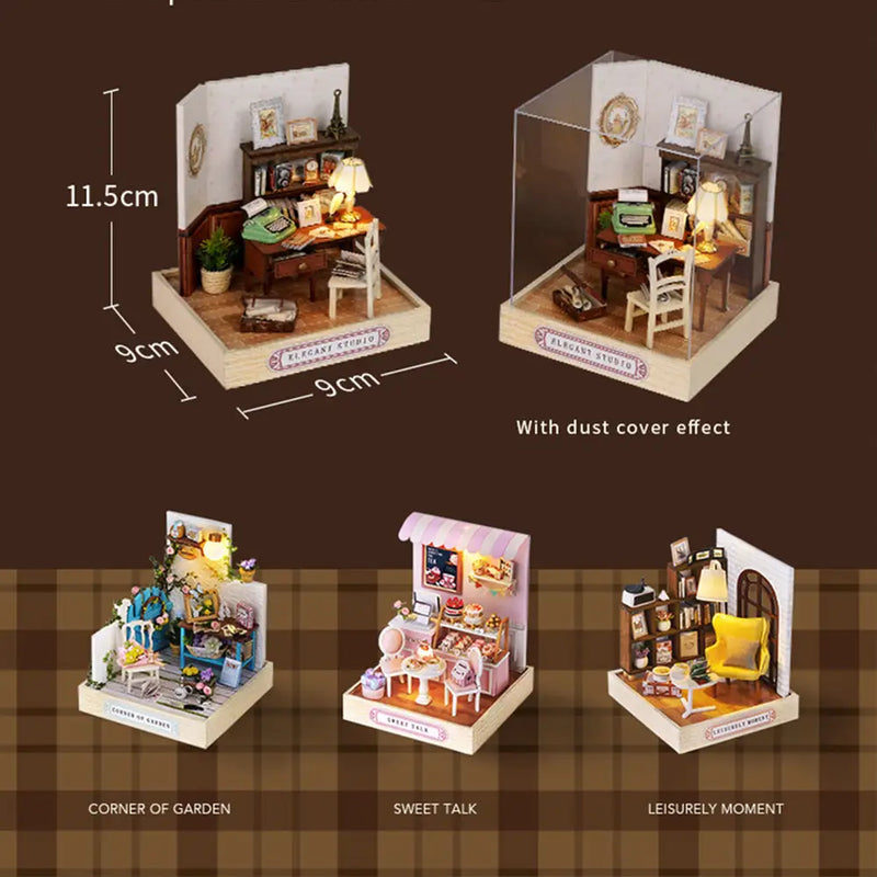 Corner of Happiness Miniature Dollhouse Kit