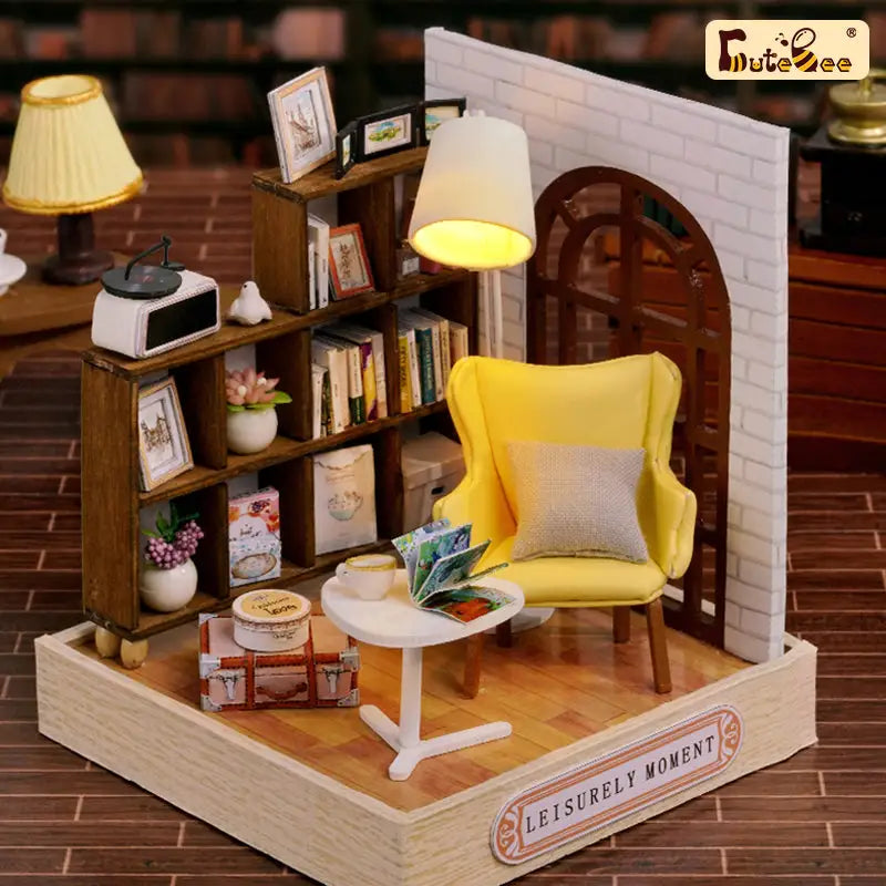 ’Corner of Happiness’ Miniature Dollhouse Kit