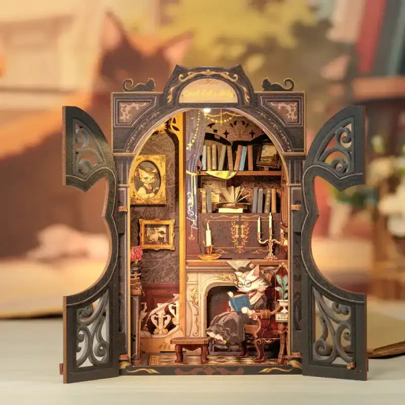 Count Cat’s Study Book Nook