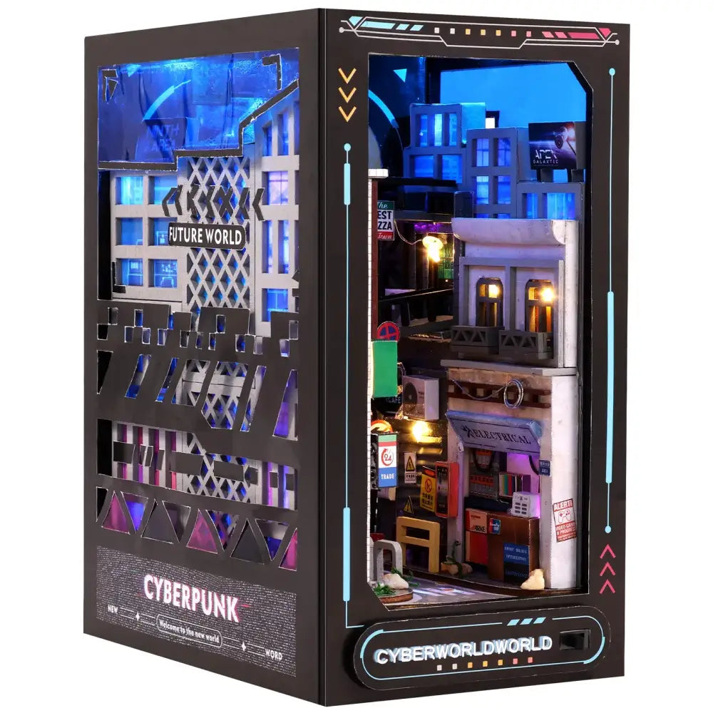 Cyberpunk World DIY Book Nook Kit