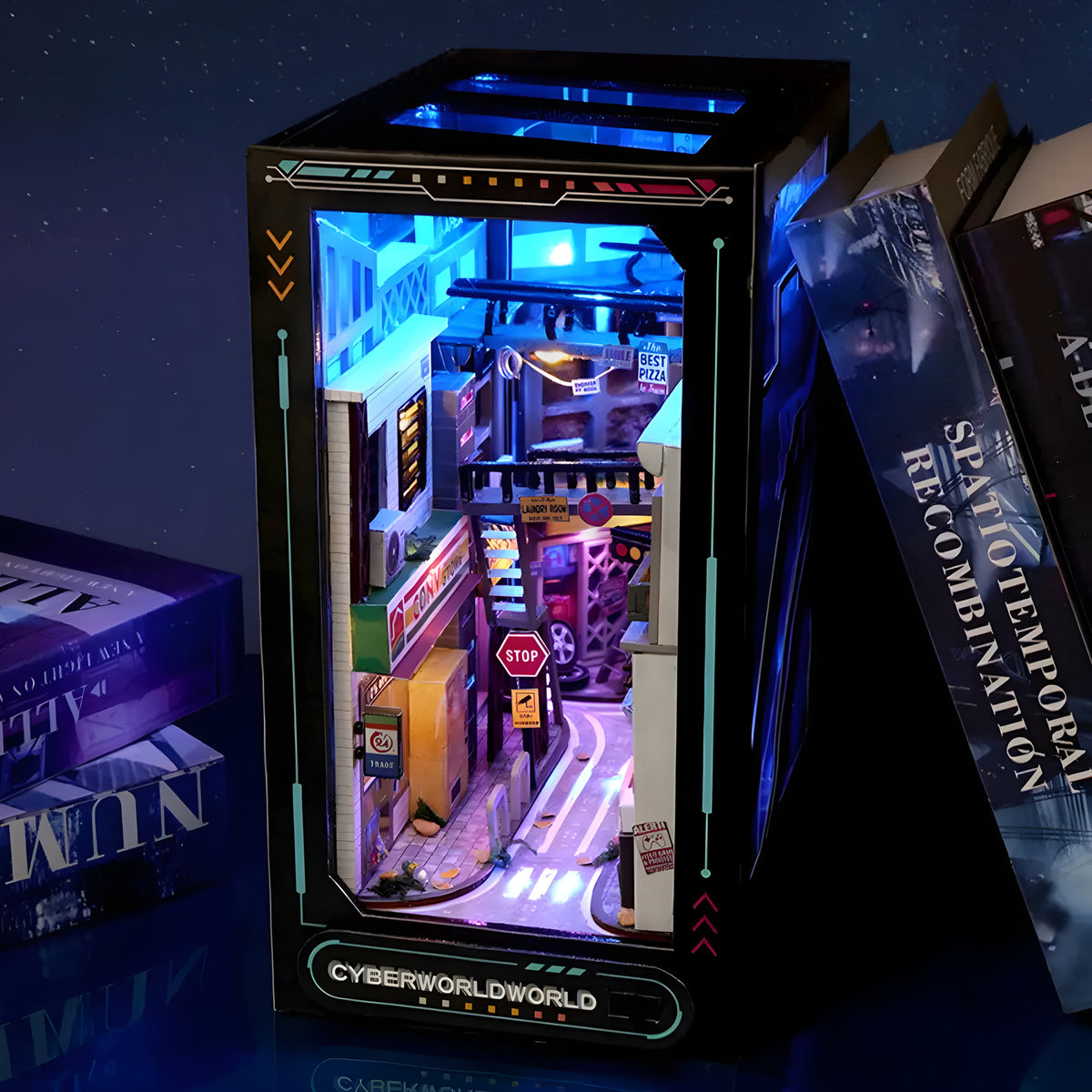 Cyberpunk World DIY Book Nook Kit