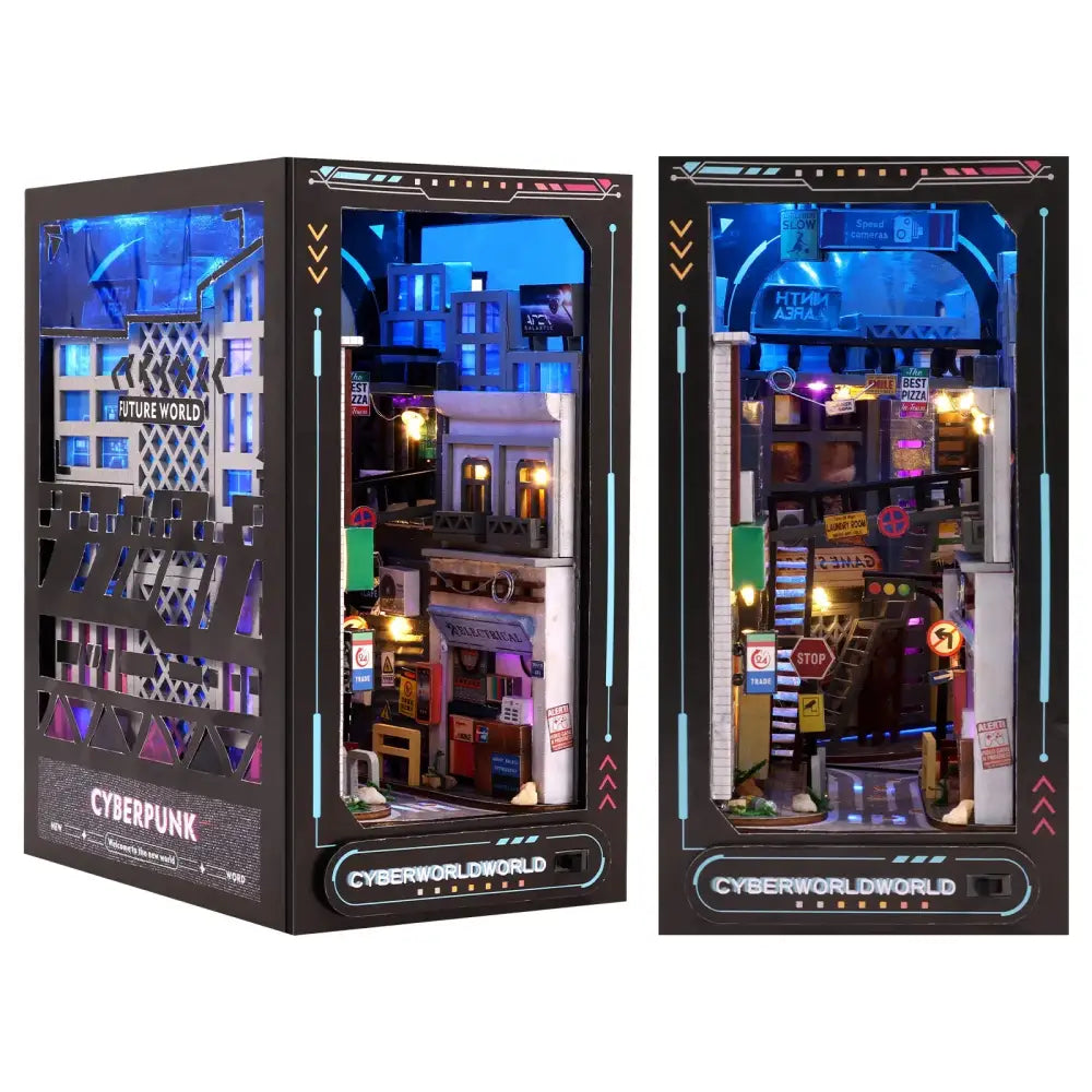Cyberpunk World DIY Book Nook Kit
