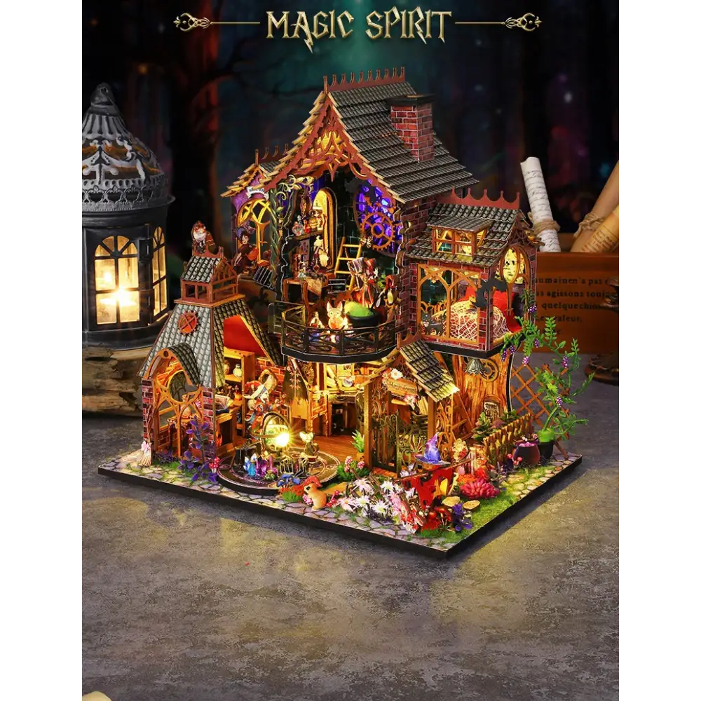 DIY Fantasy House Kit with LED Lights