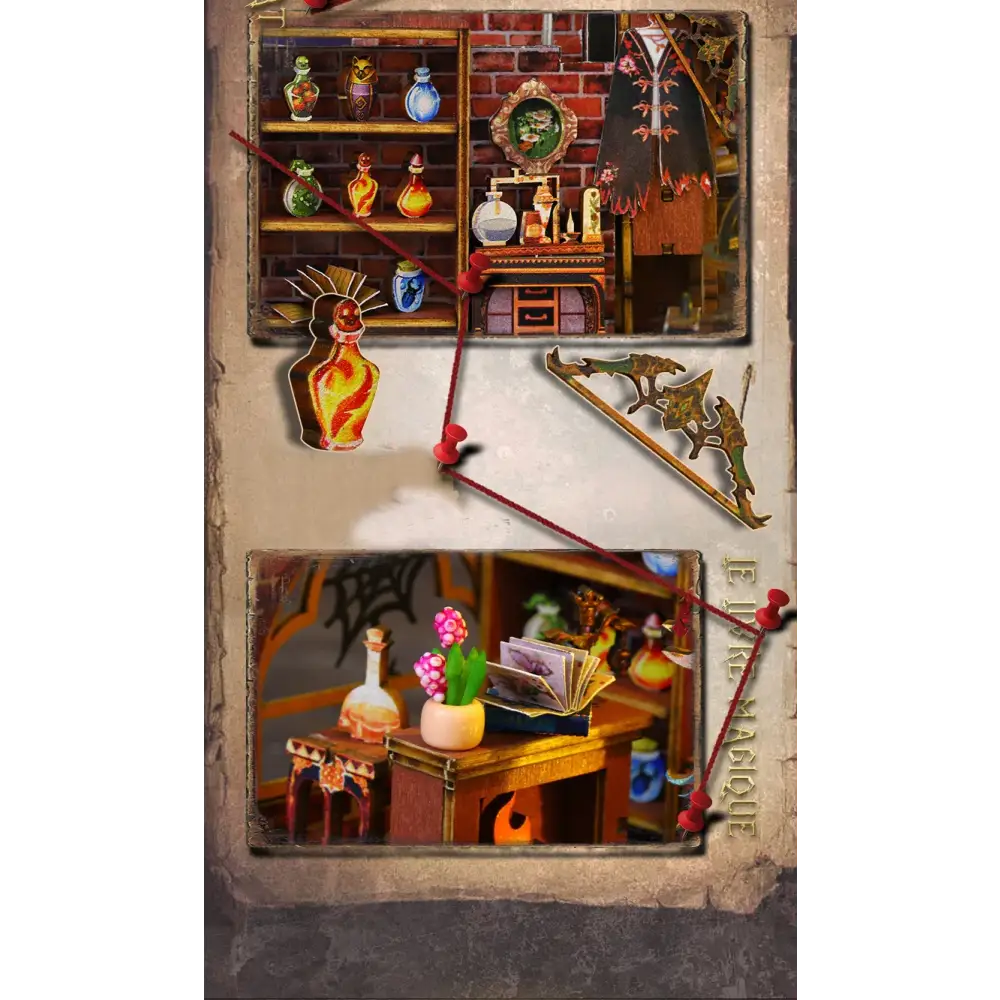 DIY Fantasy House Kit with LED Lights
